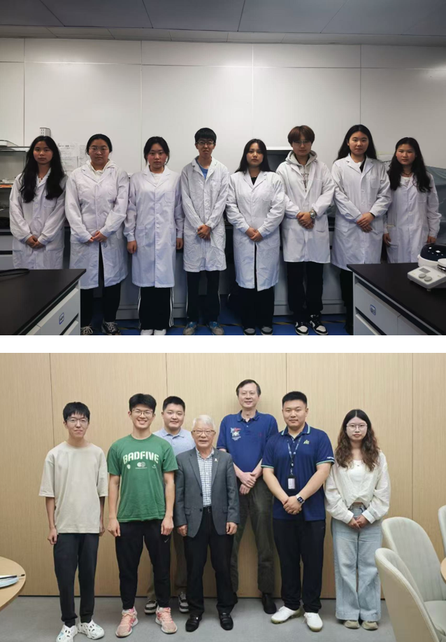 The founding Hongzhi Program team in laboratory coats